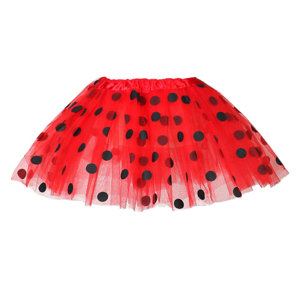 2 to 8 år tutu nederdel børn piger nederdele polka dot tyl ballet mesh prinsesse nederdele sommer pige dans tøj
