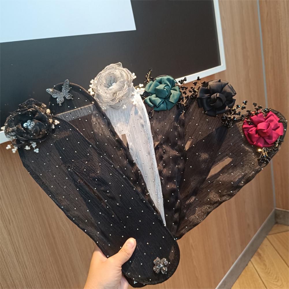 Juego de rizador de moño Floral para mujer, herramienta de rollo a presión fácil para peinado de cabello largo, Kit de torsión de moño Perezoso