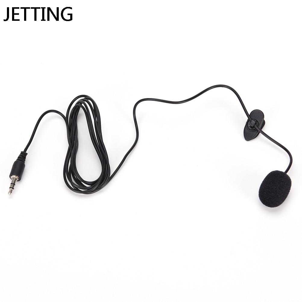 Practical Mini 3.5mm Plug Jack Microphone Lavalier Tie Clip Microphone Mic For Speaking Speech Lectures 1.5m