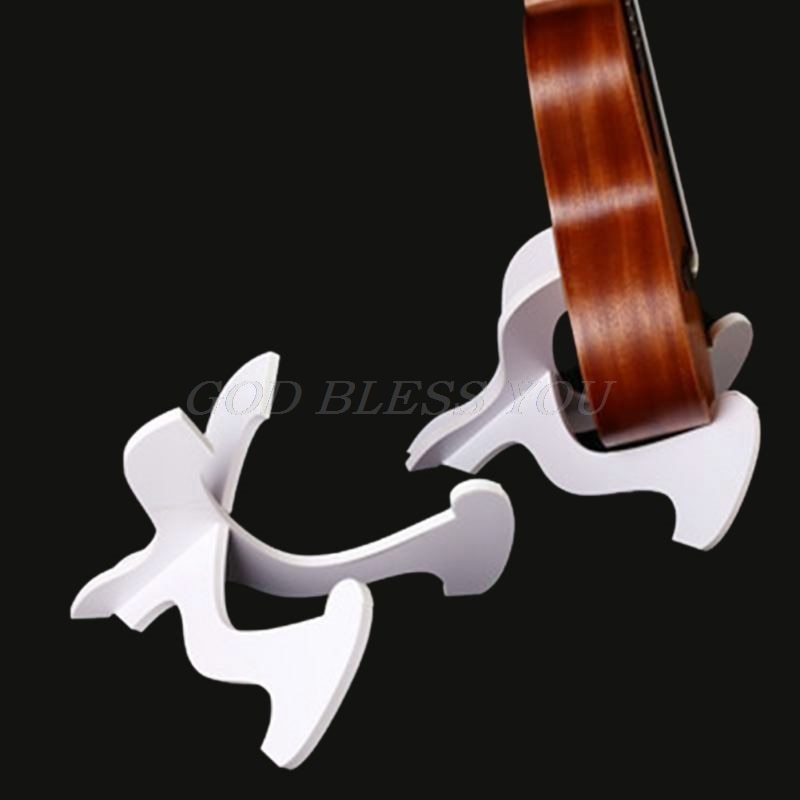 Gitaar Accessoires Opvouwbare Hardhout Gitaar Bas Pvc Inklapbare Houder Stand Ukulele Viool Mandoline Banjo Accessoires