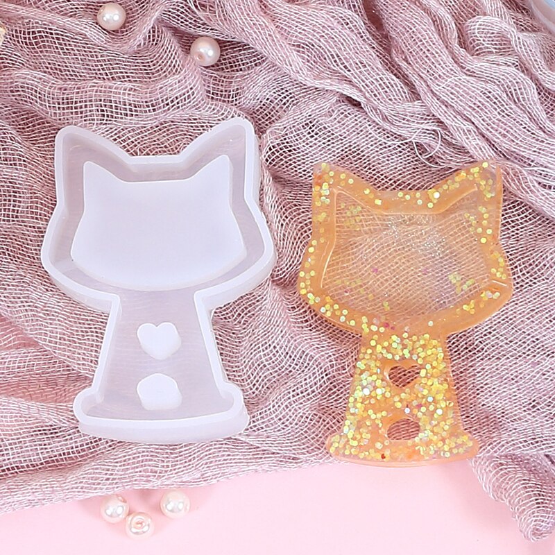 Quicksand Katze Pfote Spiel Epoxy Harz Form Shaker Silikon Form Charme, Der Kawaii Harz Kunst Liefert Quicksand Epoxy UVMoulds: 14