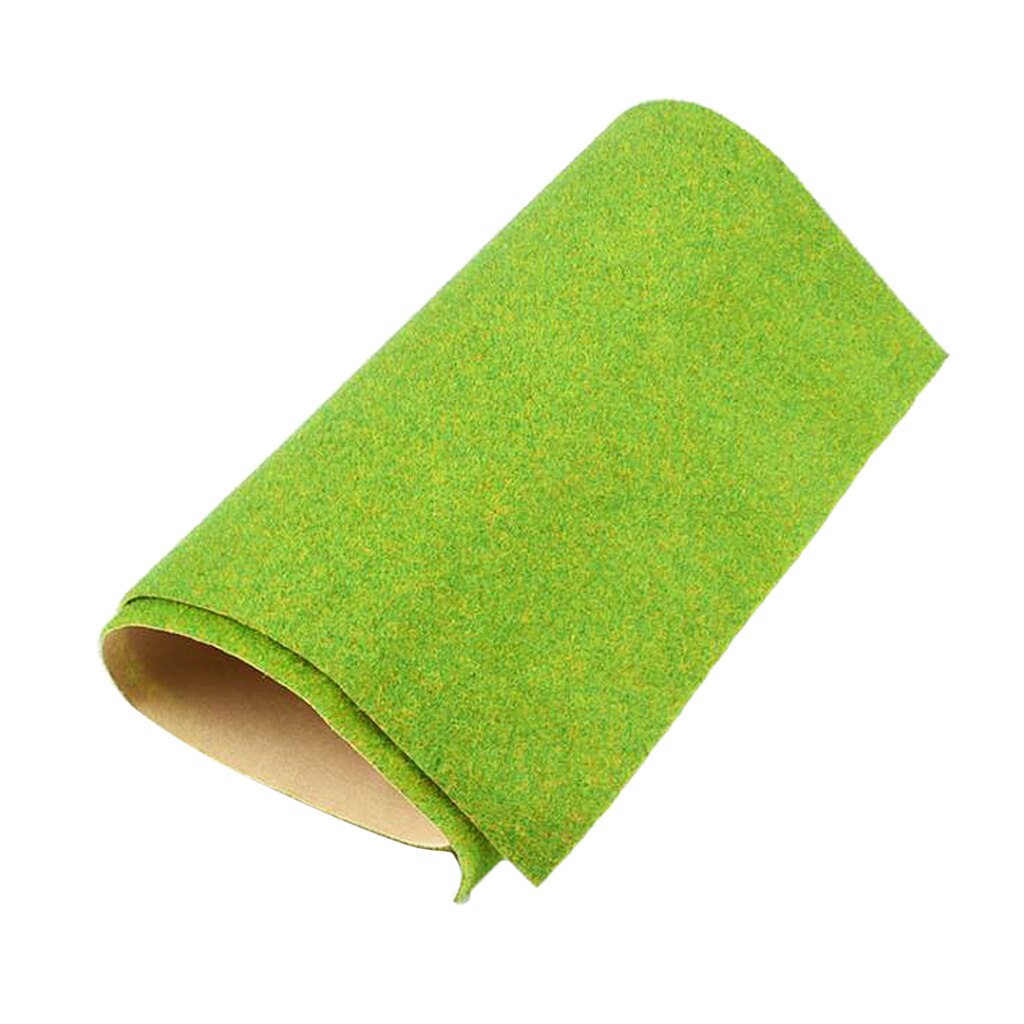 MagiDeal 5Pcs Micro Artificial Turf Grass Lawn Grassland Model Miniature for DIY Layout Model Building Sand Landscape Scenery: Yellow Green