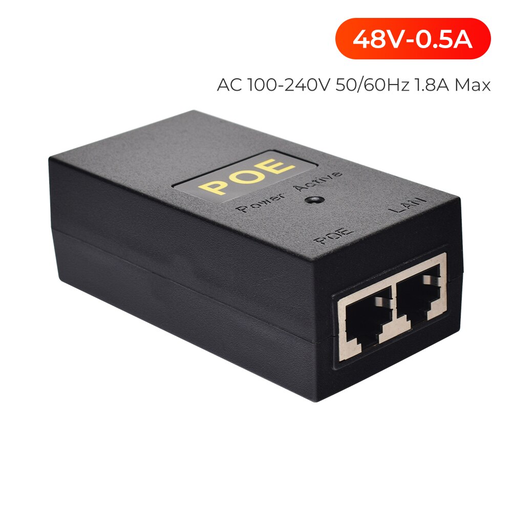 Poe injector Surveillance camera Ethernet Injector... – Grandado