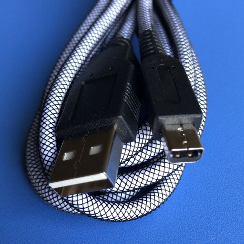 2 in 1 Charging Cable for 3DS USB 1.5m 24K Sync Data Cord for NDSI USB Data Cable Charger