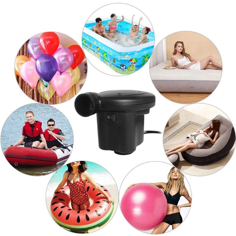 Inflatable Pump Electric Air Mattress Camping Pump Q1FF