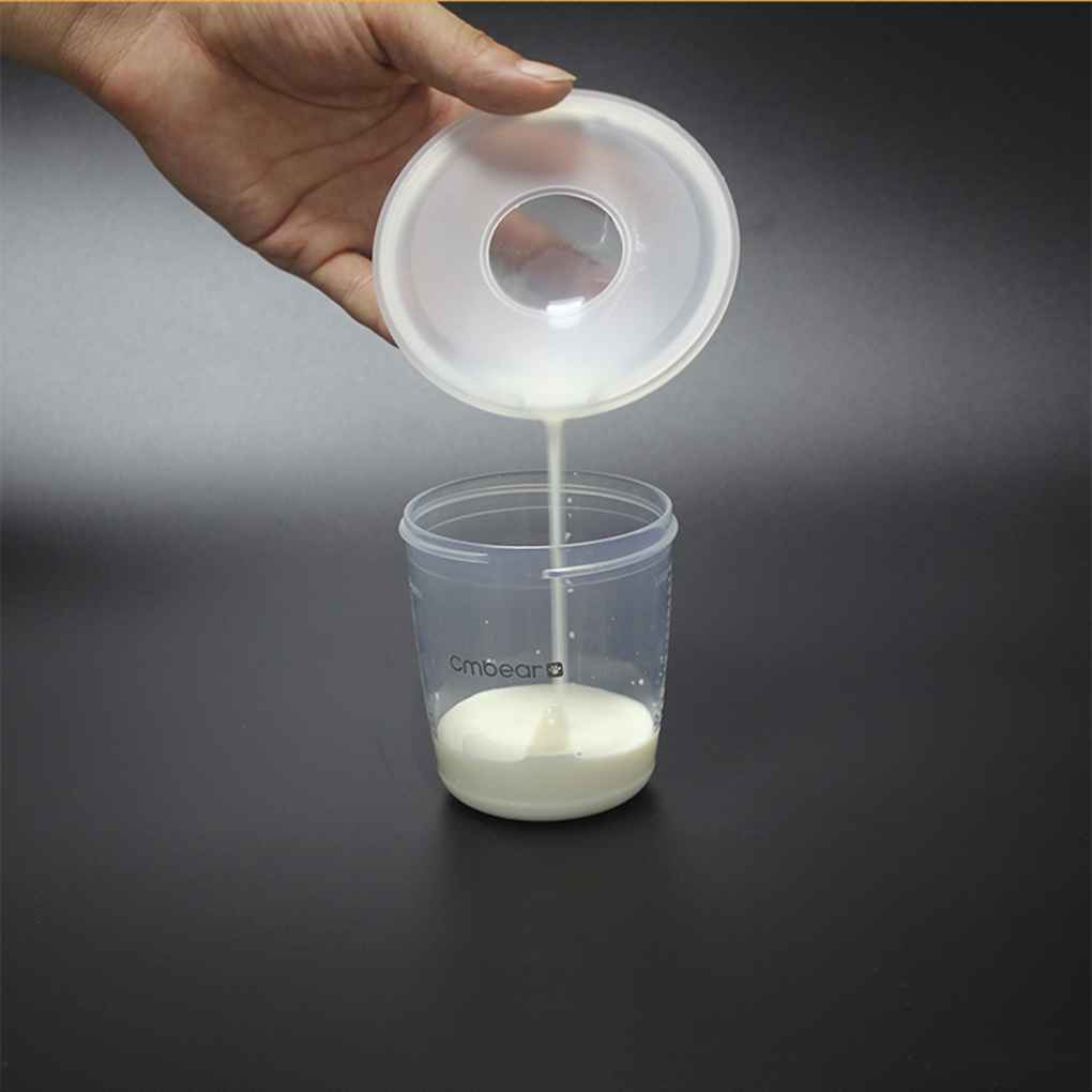 Bærbar modermælksopsamler modermælkssparende silikone blød nippel sugebeholder genanvendelig