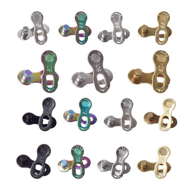 MTB Road Bike Bicycle Chain Quick Release Buckle Chain Buckles Speed Quick Release Buckle 6-12 Speed Disassembly Quickly Buckle