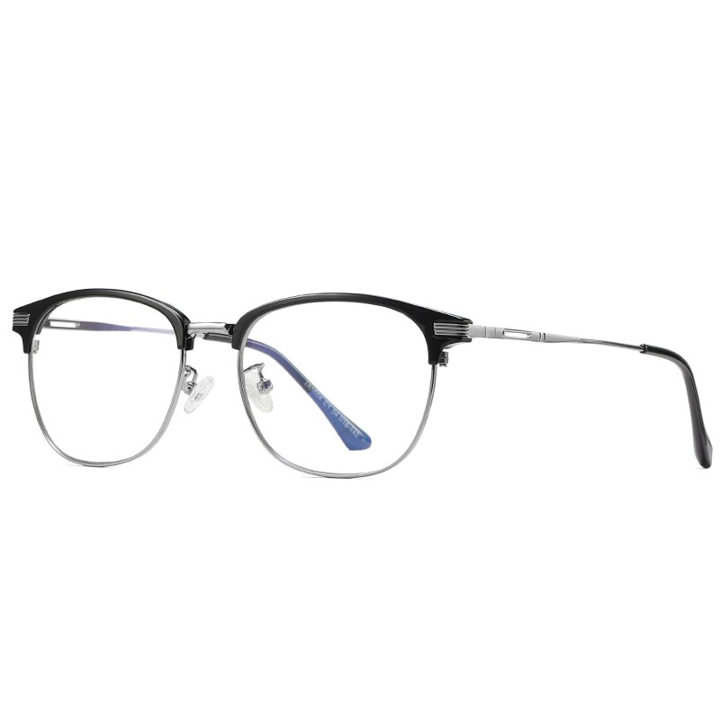Anti Blauw Licht Bril Computer Bril Anti Blauw Licht Blokkeren Vrouwen Mannen Gaming Bril Vrouwelijke: Black-Grey