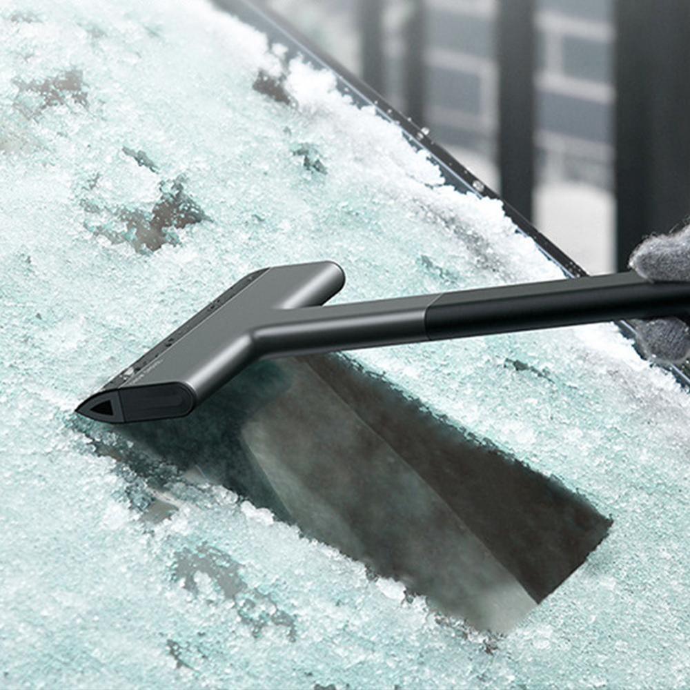 Car Ice Scraper Windshield Ice Breaker Quick Clean Glass Brush Remover TPU Tool Auto Window Winter Brush Shovel