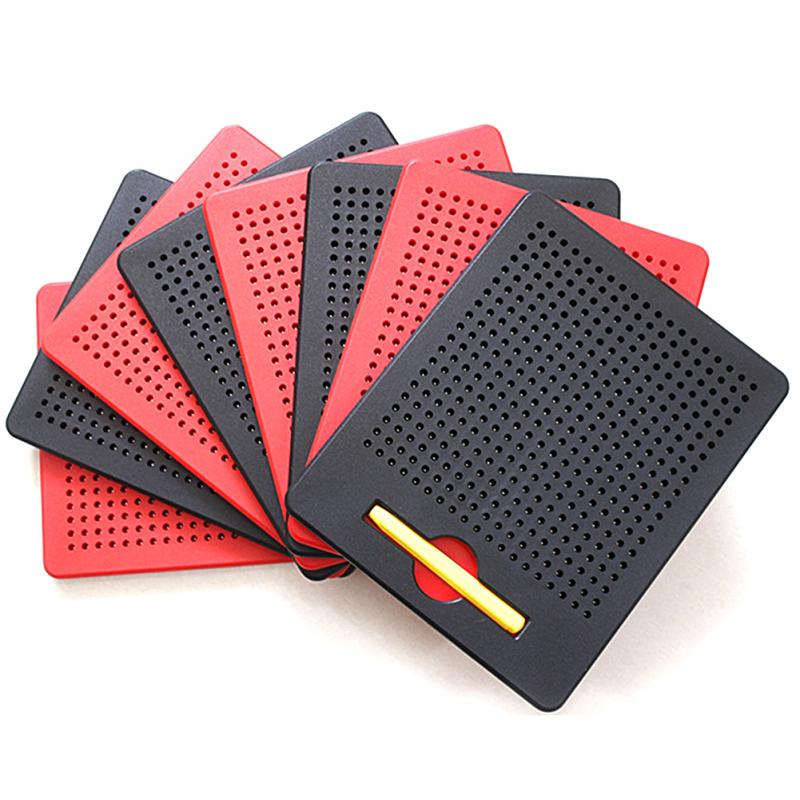 Magnetische Tablet Magneet Pad Tekentafel Staal Kraal Stylus Pen Pop Bead Leren Educatief Schrijven Speelgoed Voor Kinderen