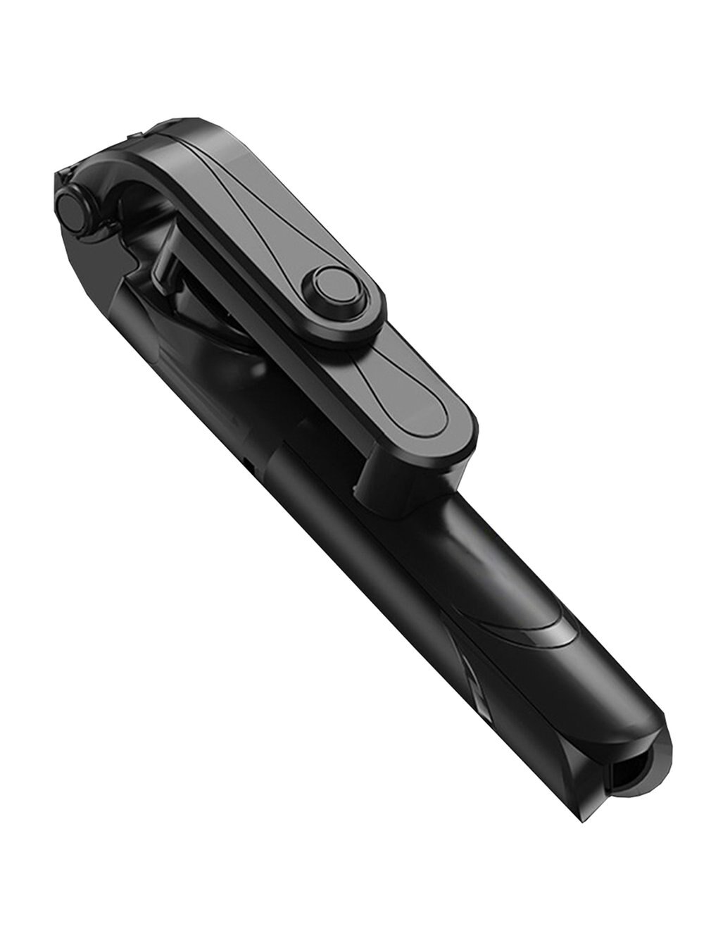 3 in 1 selfie-stick, ausziehbares einbeinstativ mit bluetooth-fernbedienung für smartphones: Schwarz