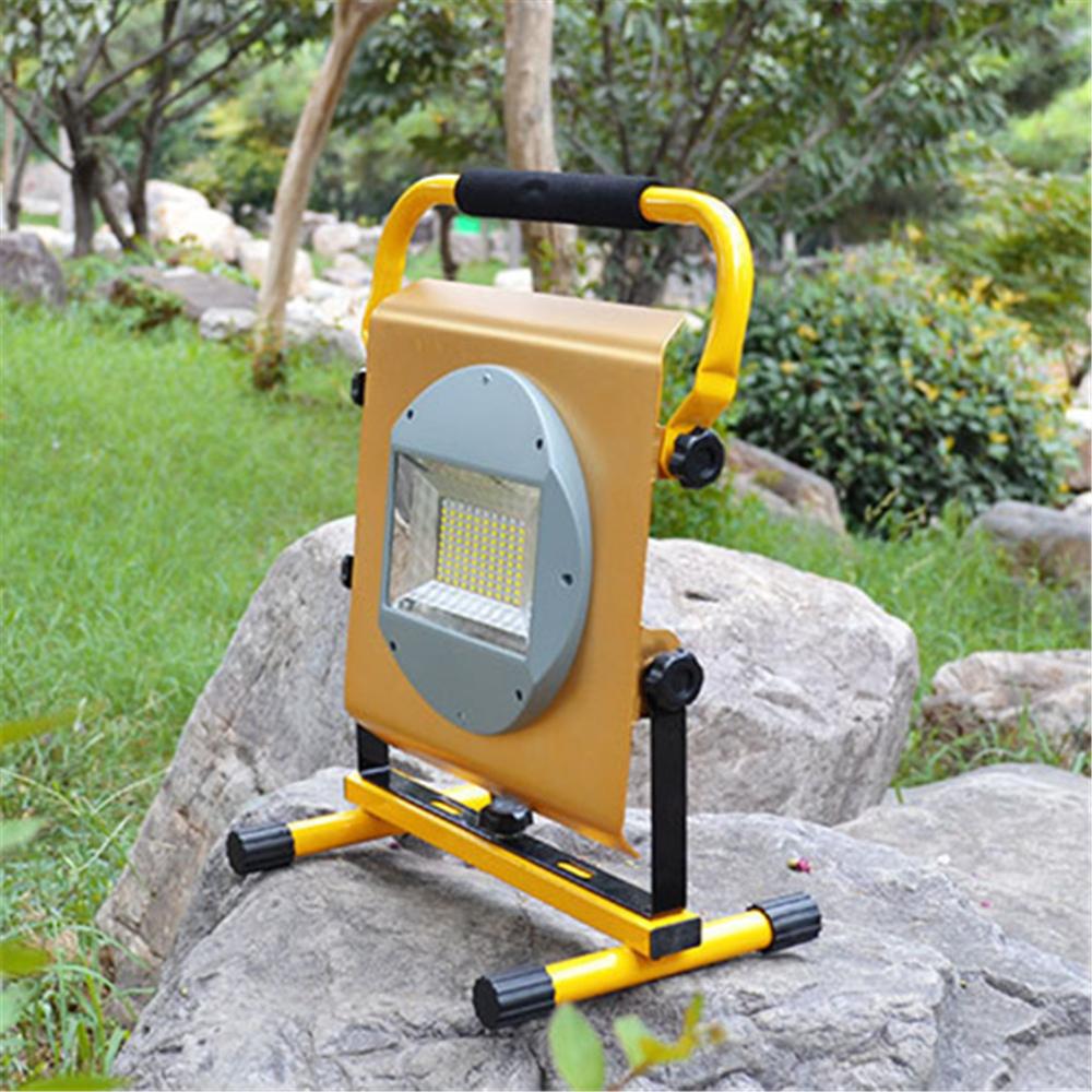100W LED Portable Floodlight LED Emergency Light for Outdoor Activities Work Light Camping Light Rechargeable Lithium Batteries