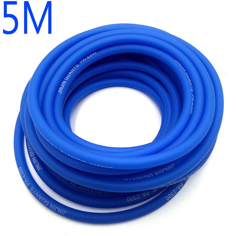 Tubes pour huile de carburant, 3 mètres, 5M, 10M, jaune, vert, rouge, bleu, pour moto, dirt bike, pit bike, ATV, monkey bike, motocross, scooter: 5M BLUE