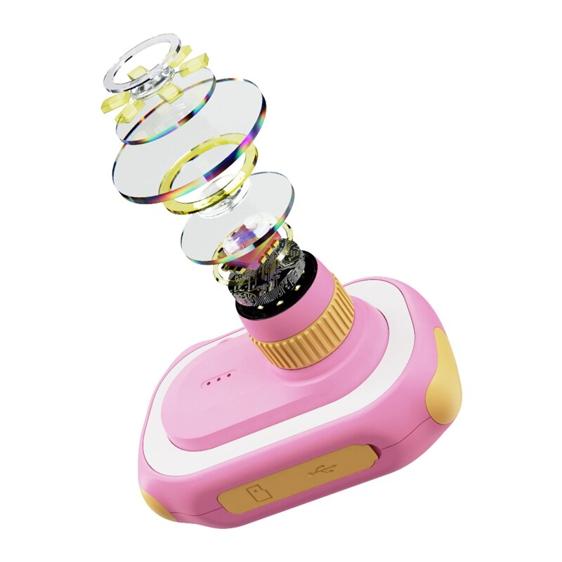 Kids Digital Camera Children Educational Microscope Portable Magnifying Glass Macro Camera HD Screen