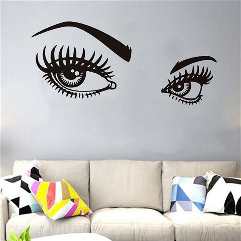 3D Vivid Stylish Simple European Style Eye DIY Wall Stickers For Rooms Wall Decorations Living Room Wall Decals Posters: 4