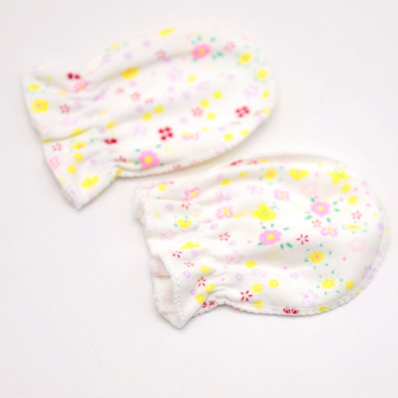 10 Paren/partij Kindje Anti Kras Wanten Zachte Katoenen Baby Handguard Handschoenen Baby Care Wanten Handschoen Zuigeling Accessoires