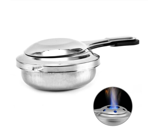 Ermakova fondue brænder bærbar rustfrit stål alkohol komfur brænder grill udendørs camping panik gryde: Default Title