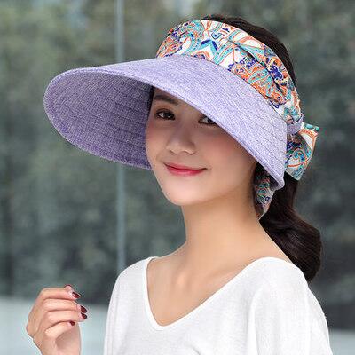 Ozyc naisten kesähatut naisille chapeu feminino visiirit lippis aurinko kokoontaitettava anti-uv hattu rantahatut naisille: 1