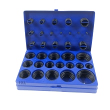 407 Stuk Sae Universal O-Ring Assortiment Kit 32 Maten Nbr 70A Voor Sanitair, automotive En Kraan Reparatie