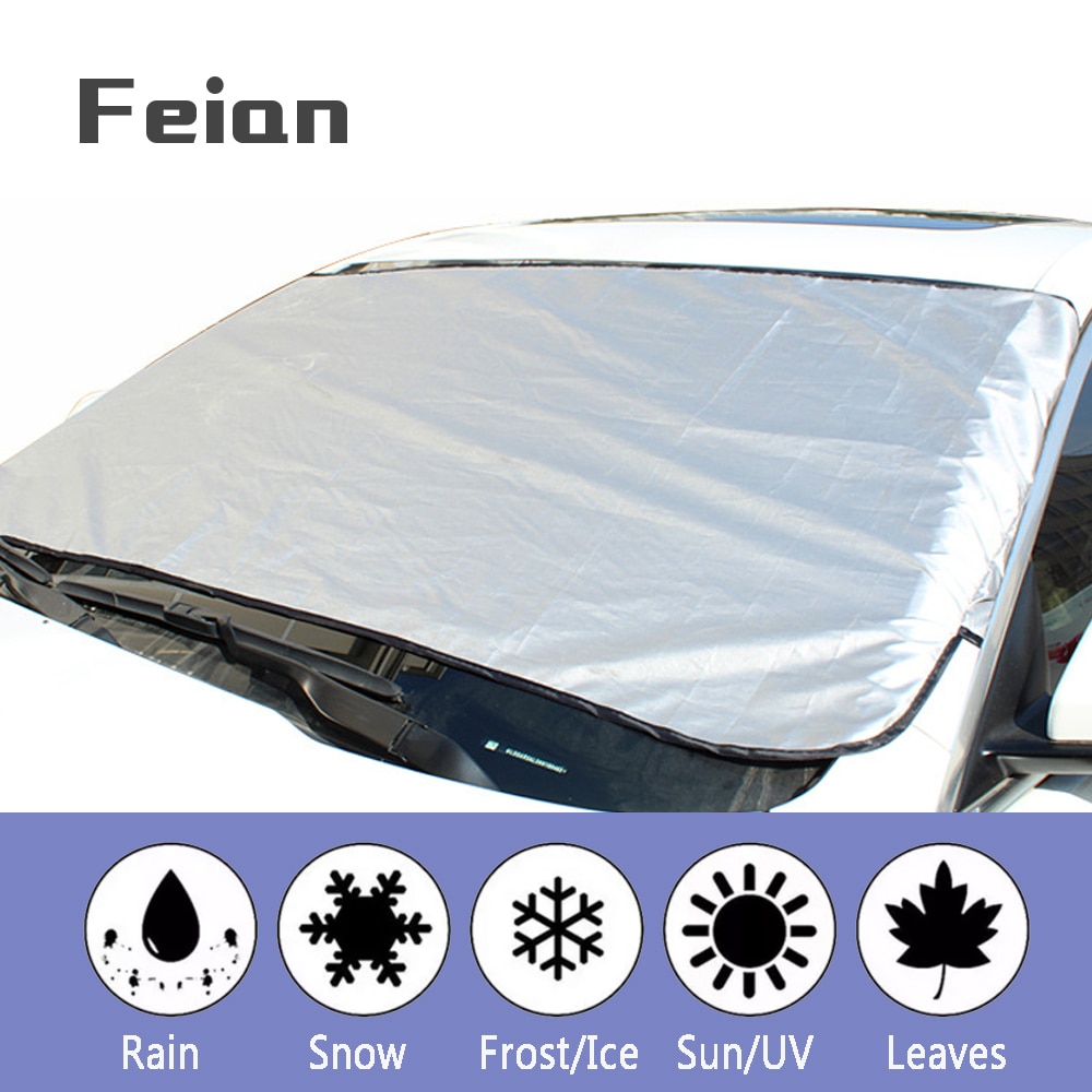 Universal Car Car shield half cover Front Glass snow protection Anti-icing Insulated car cloth Hatchback sedan SUV Car Accessory