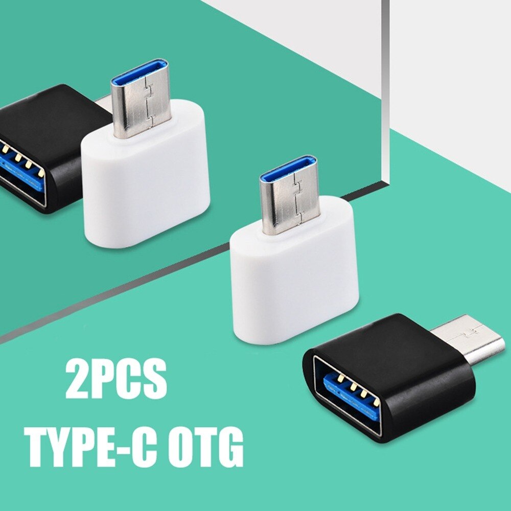 2 Stuks Usb 3.0 Type-C Otg Kabel Adapter Type C USB-C Otg Converter Voor Xiaomi Mi5 Mi6 Samsung huawei Muis Toetsenbord Usb Disk Flash