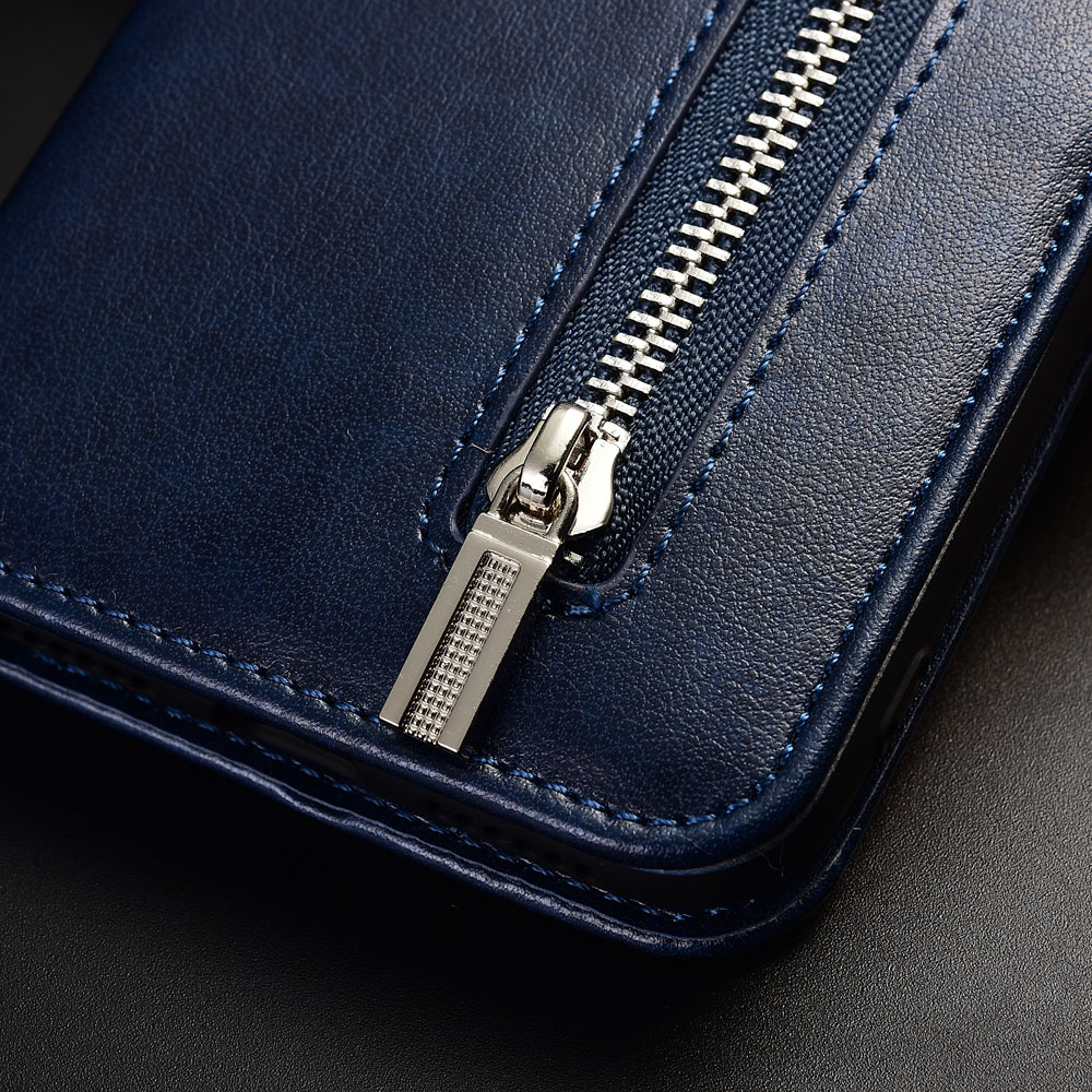 Für Auf Samsung Galaxy J7 Neo (Nxt) fall Zipper Flip Brieftasche Ledertasche Für Samsung J7 Neo (Nxt) Abdeckung Für J7 Neo (Nxt)