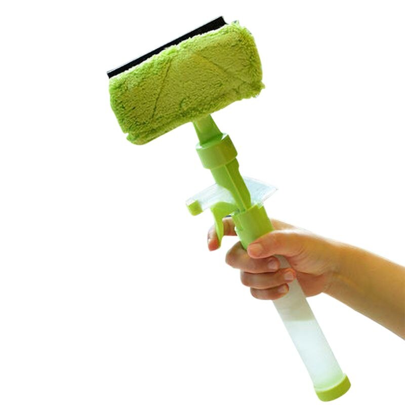 Water Brush Window Glass Cleaner Double-sided Multifunction Spray Wiper Washing Brush For Easy Operation Temperament