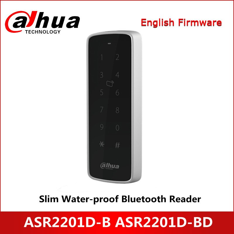 Dahua Slim Water-proof Bluetooth Reader ASR2201D-B ASR2201D-BD Water-proof Surface mounted installation