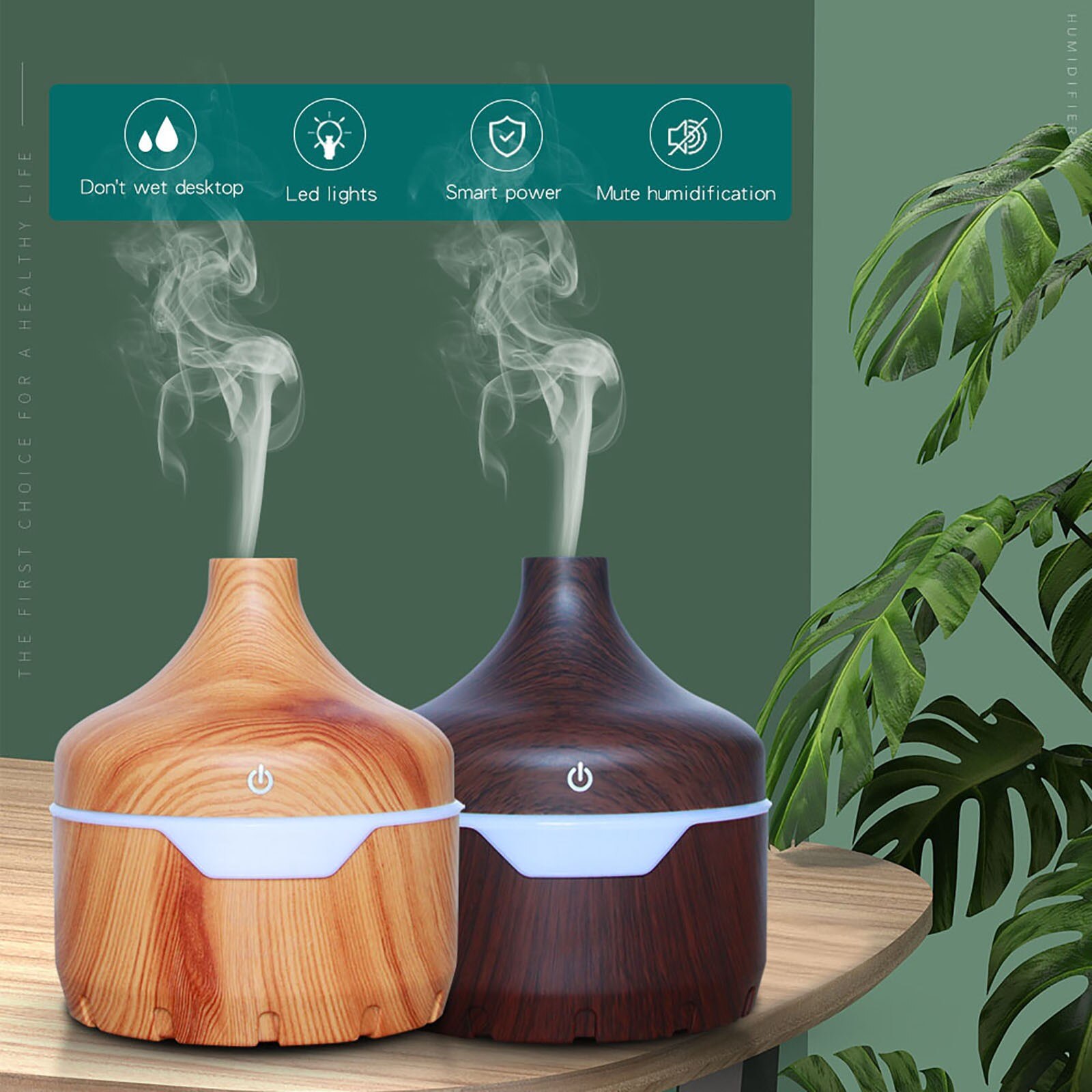 4# Portable Air Aroma Essential Oil Diffuser LED Aroma Aromatherapy Humidifier Diffuser Ultrasonic Cool Mist Purifier Home