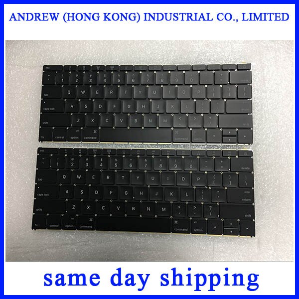 Original Laptop A1534 Keyboard US Standard For Macbook A1534 US Keyboard Year Model