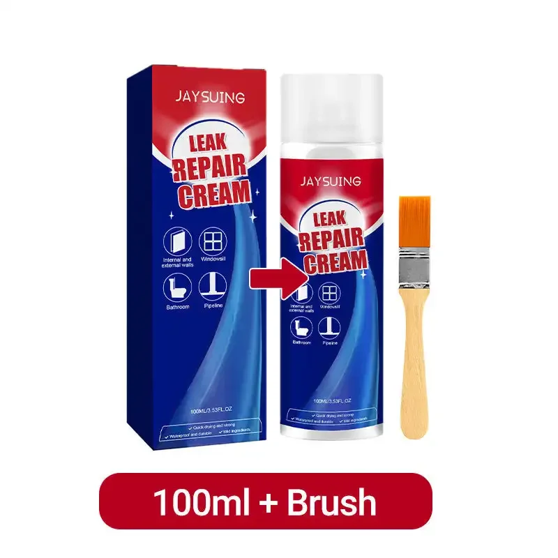 Zexef läckagereparation vattentät tätningsmedel superstark bindning hushållstätningsreparationsverktyg kraftfullt tätningsmedel krämbeläggning flytande spray: Beige