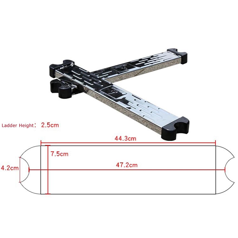 Pool Stairs Swimming Pool Ladder Pool Accessories Escalator Ladder Rung Steps Anti Slip Pools Ladders Pedal Supplies: Default Title