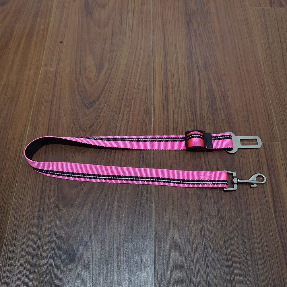 Hond Kat Veiligheid Seat Belt Riem Auto Hoofdsteun Restraint Verstelbare Nylon Hond Hoofdsteunen Voertuig Veiligheidsgordels Harness Pet Accessoires: reflective 1