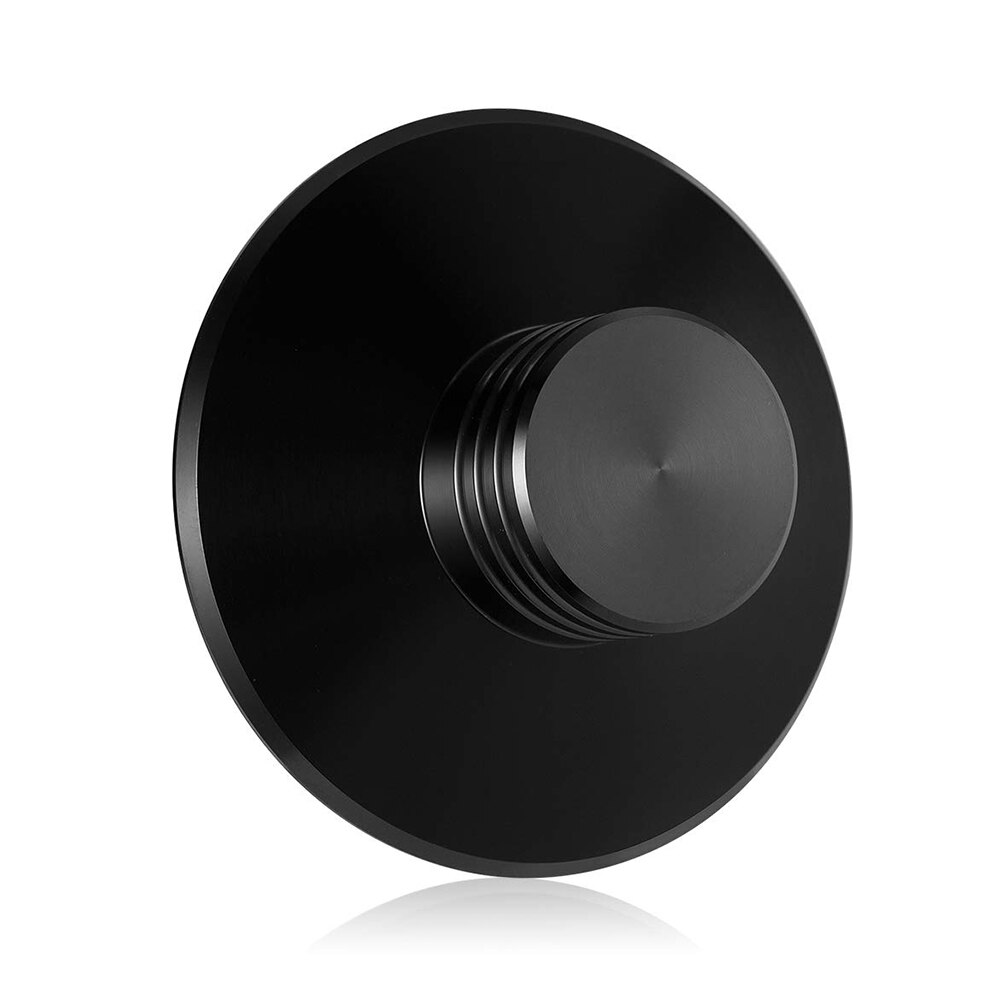 Player Balanced Aluminum Weight Clamp Ergonomic Solid LP Vinyl Turntable Disc Stabilizer HIFI Reduce Vibrate: Black