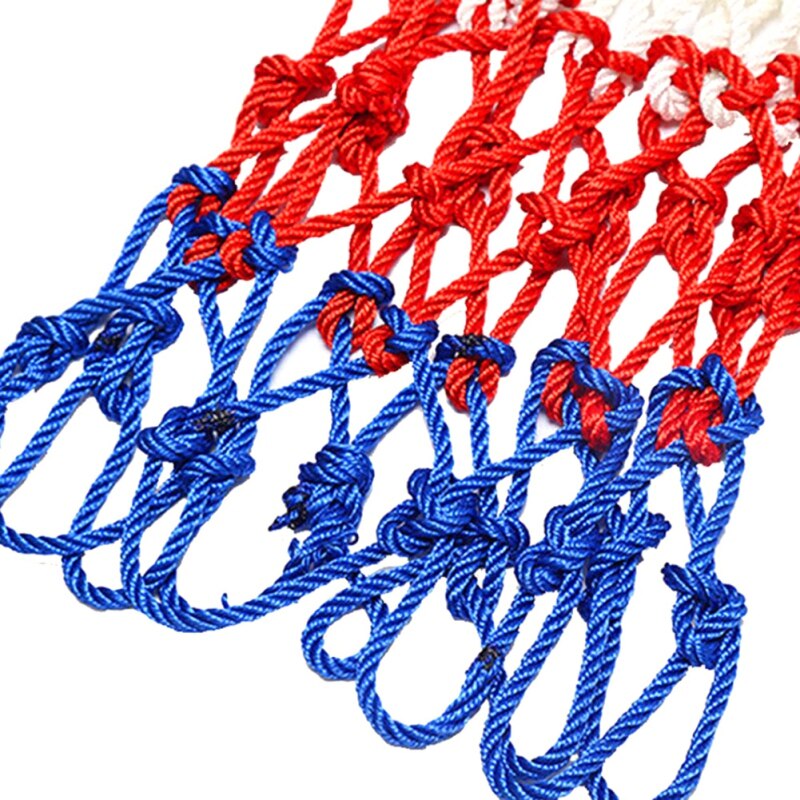 Aro de baloncesto de nailon de 45CM, malla de malla para deportes, tamaño estándar, duradero,