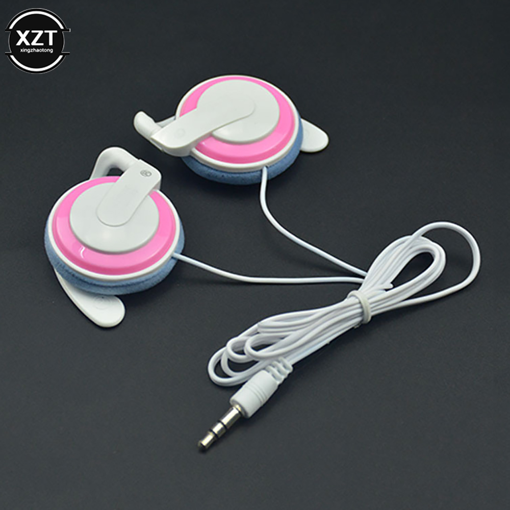 1 szt. 3.5mm słuchawki Stereo do biegania sportowe słuchawki przewodowe słuchawki douszne uniwersalne do telefonu komórkowego Sony Samsung Computer: green
