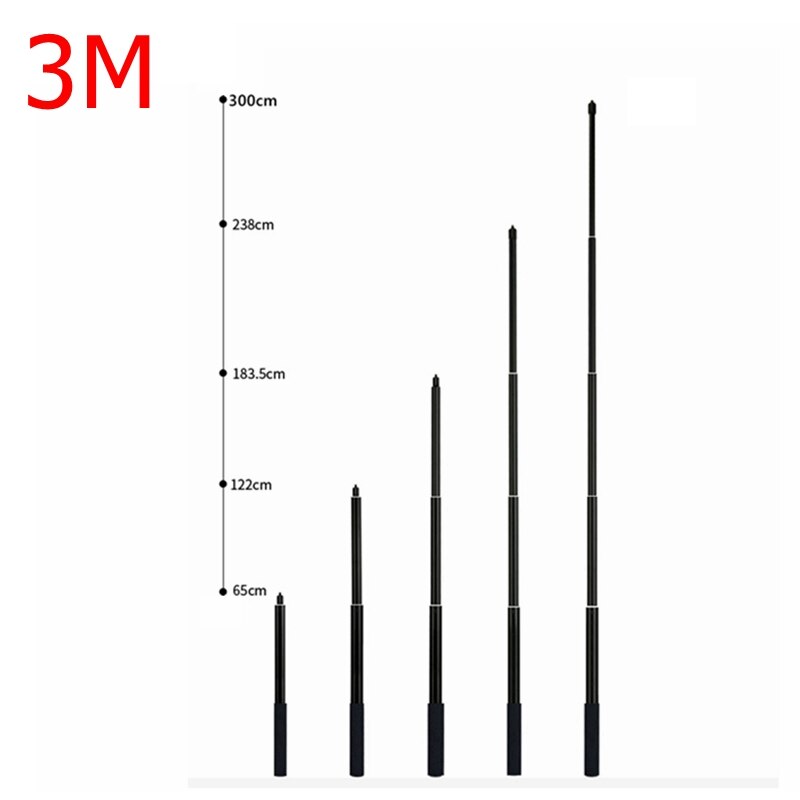 Palo de Selfie Invisible portátil, monopié de rotación de tiempo de bala, 2/3M, para Insta360 ONE RS R X X2 GoPro 10 9 8 DJI: 3M