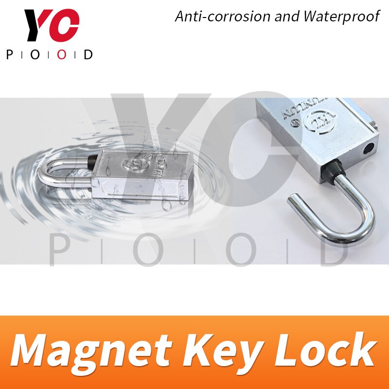 Magnet Key Lock Escape Room Spare Parts installed on door or box or other places Takagism game supplier YOPOOD