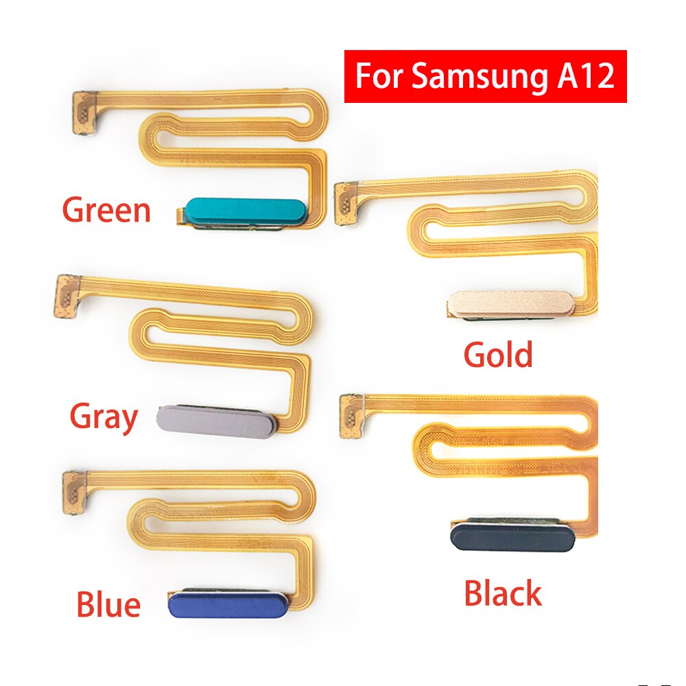 Capteur d&#39;empreinte digitale tactile Original, ruban de câble flexible, pièces de rechange pour Samsung Galaxy A12 A125 A125F