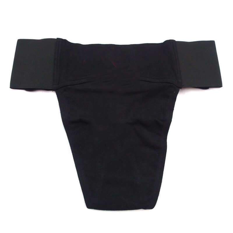 Mens Cotton Dance Belts for Ballet Exercise Gymnastics aerobics pants protective underwear: black / M(waist67cm)