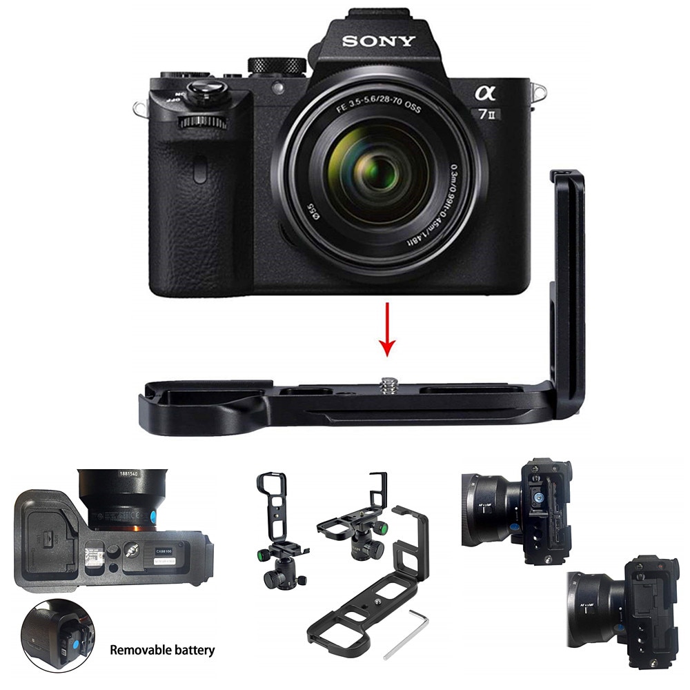 Quick Release L Plate Bracket Holder Hand Grip For Sony A9 A7 IV III II A7S II A7II A7RII A7III A7RIII A7M3 A7RIV