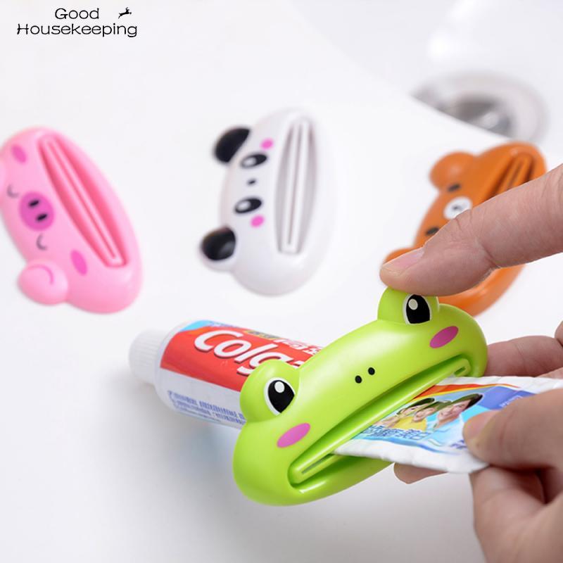 Tandpasta Squeezers Cartoon Tandpasta Extruder Squeezer Cleanser Squeezer Dispenser Rolling Holder Badkamer Accessoires