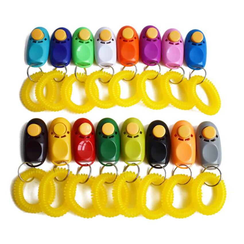 Control remoto Universal portátil para perros y animales, entrenador de sonido, botón de muñequera, silbato, accesorio de herramientas de gestión de entrenamiento de mascotas