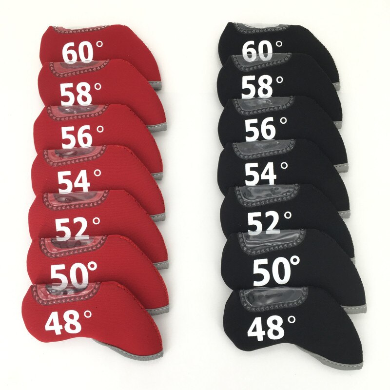 golf kiler headcover nylon golf sand kile sett hode dekker 48/50/52/54/56/58/60 grad fargerik