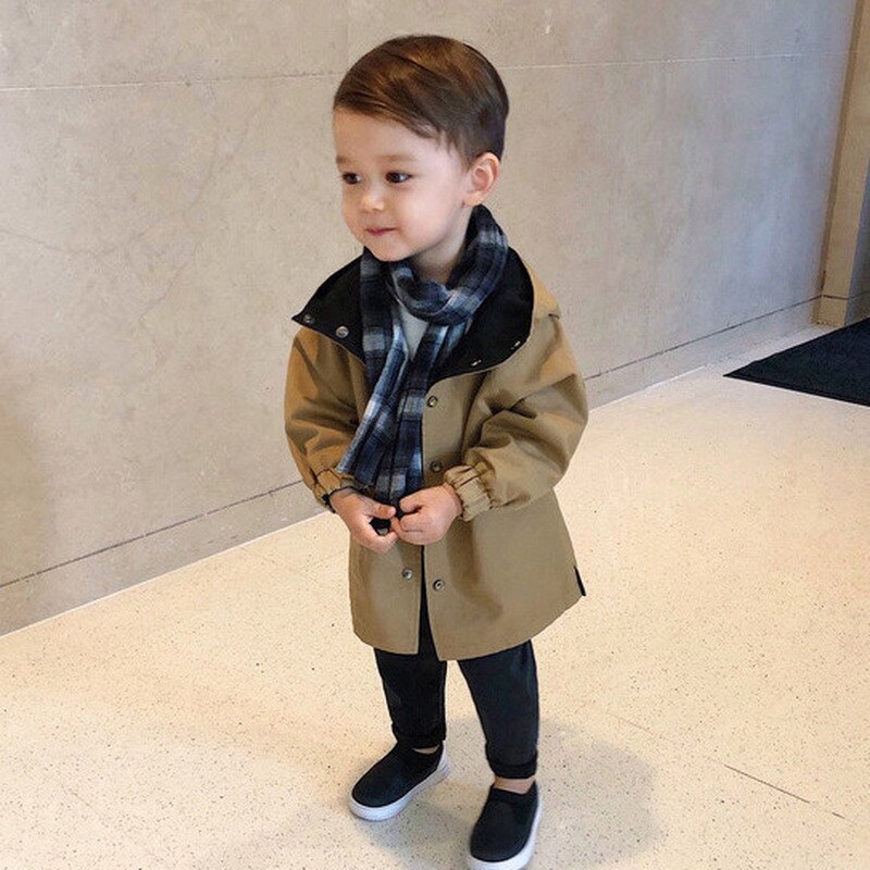 Lente Herfst Kinderkleding Jas Jongens Uitje Kleding Jassen Kinderen Rits Vest Jas 2-8 Jaar
