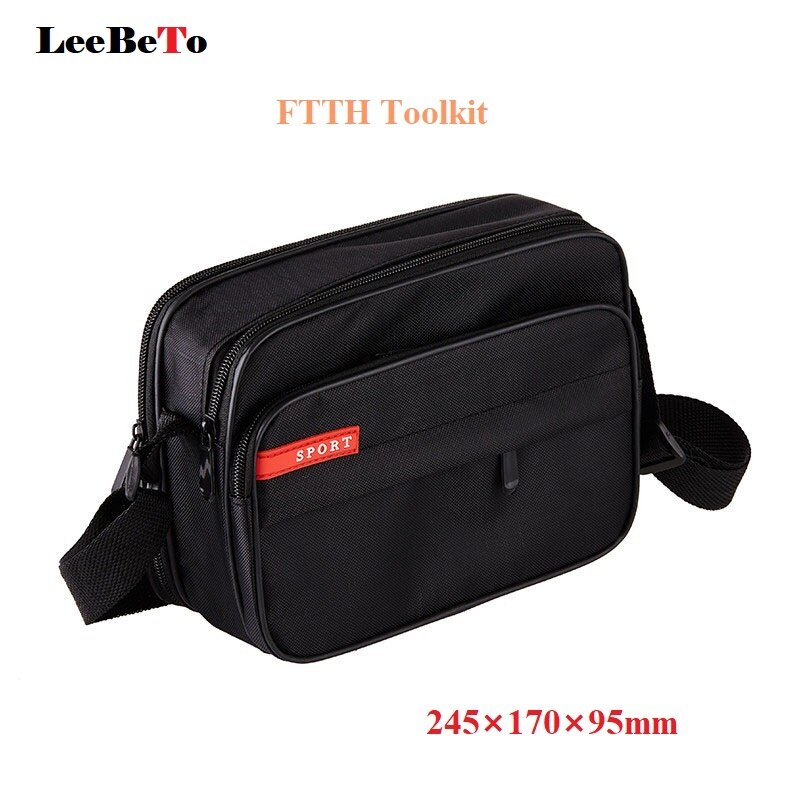 Fiber Optic Connector Tool Bag FTTH Fiber Optic Tool kit Fiber Optic Communication Construction Package Cloth Package Backpack