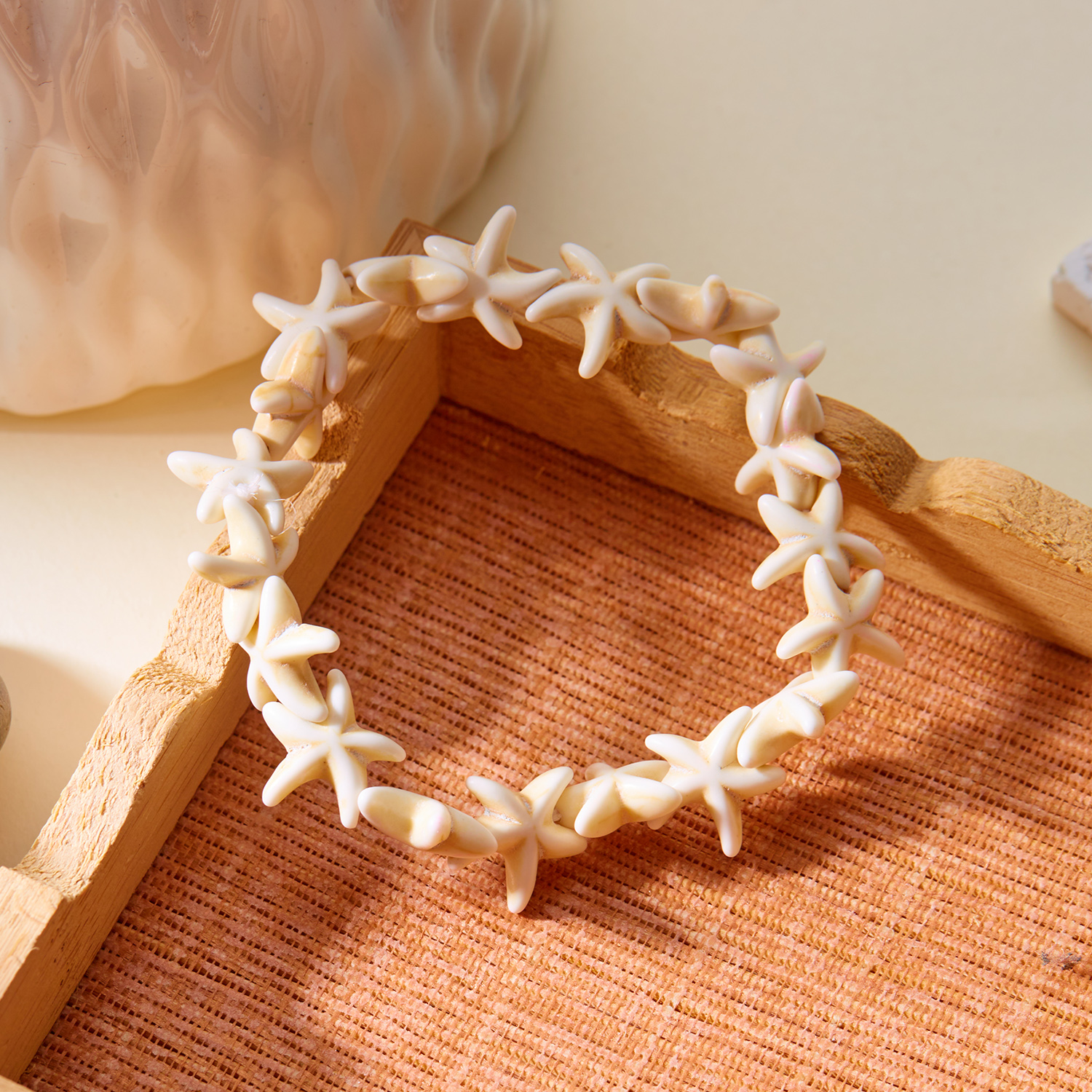 Bohemian Imitation Shell Beads Bracelet For Women Sea Star Turtle Woven Rope Bracelet Handmade Friendship Beach Jewelry