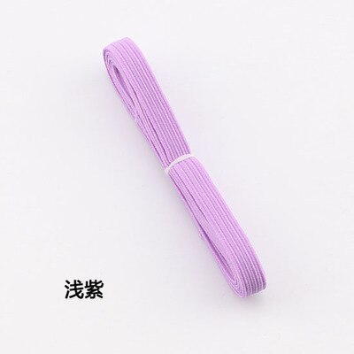 6mm couleur haute élastique rond élastique/rond élastique corde/élastique ligne élastique/accessoires de couture: purple
