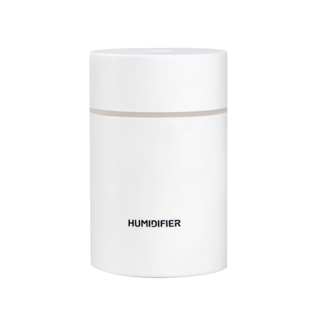 Auto 300ml Air Humidifier Home Office Air Diffuser Automatic Power-off Water Mist Spraying Humidifier for Car Home: White