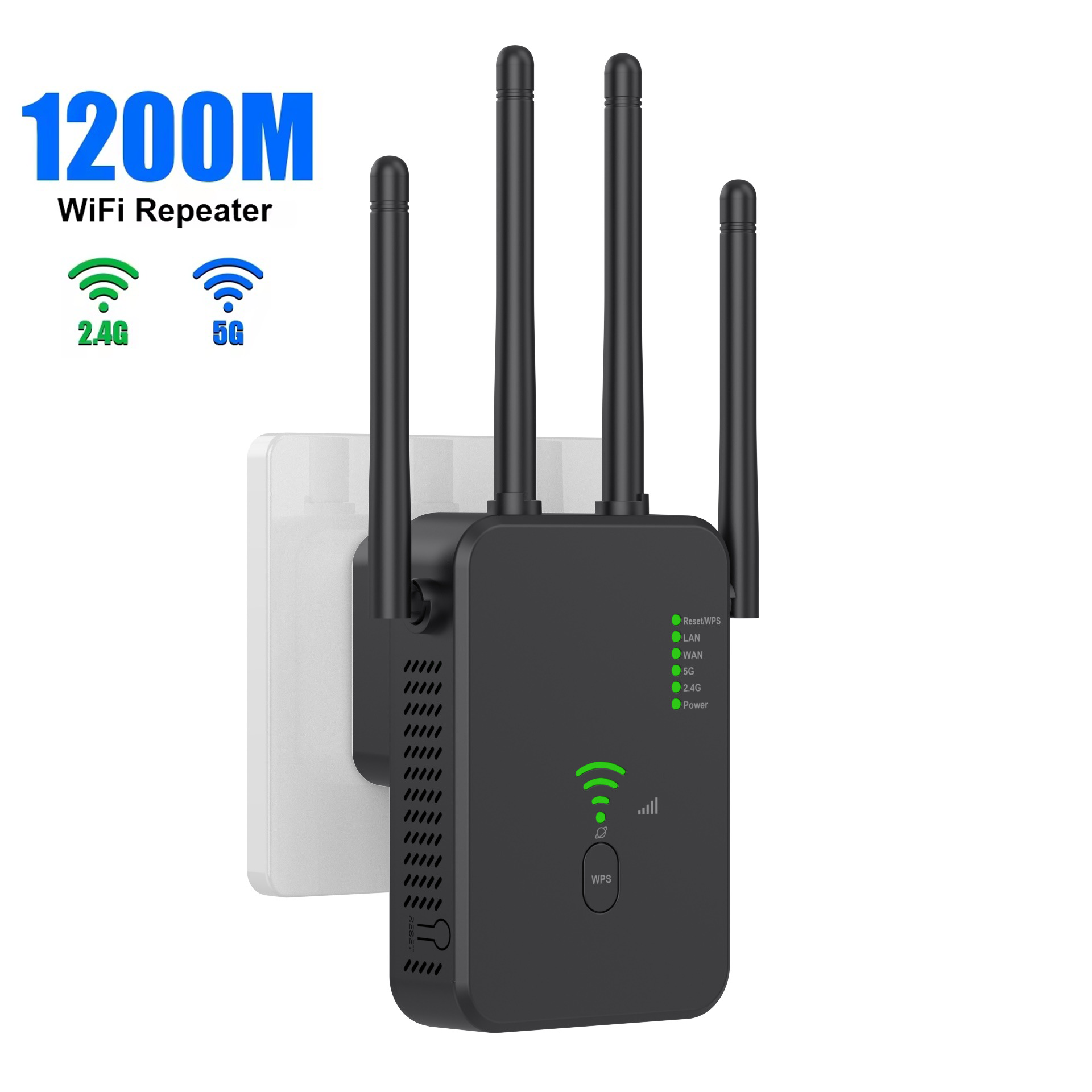 1200 mb/s wzmacniacz Wi-Fi dwuzakresowy 2.4G i 5 GHz 802.11ac gigabitowy wzmacniacz WPS router wzmacniacz sygnału bezprzewodowy router Wi-Fi dla domu: orange / Bundle1